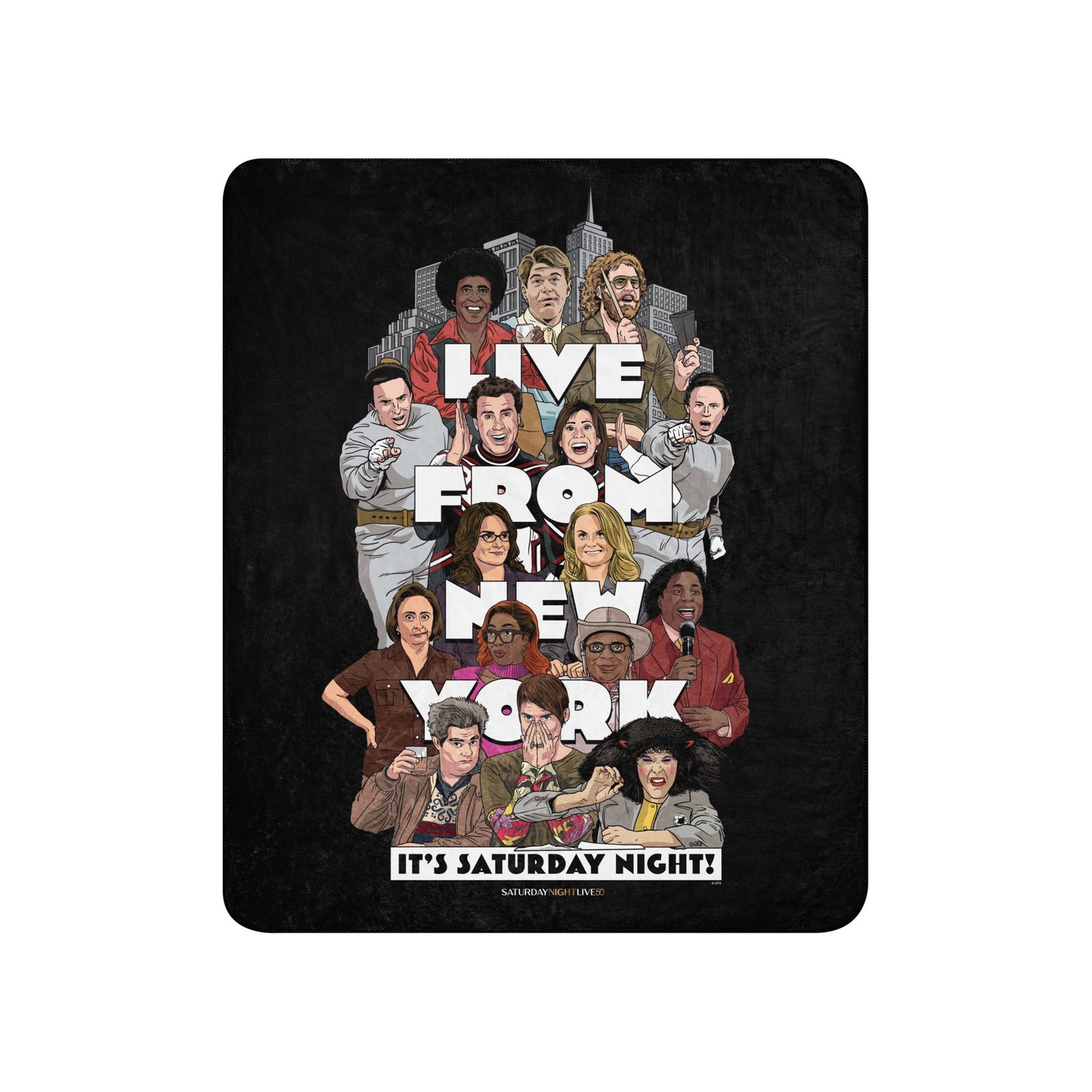 Saturday Night Live - Live From New York Sherpa Blanket