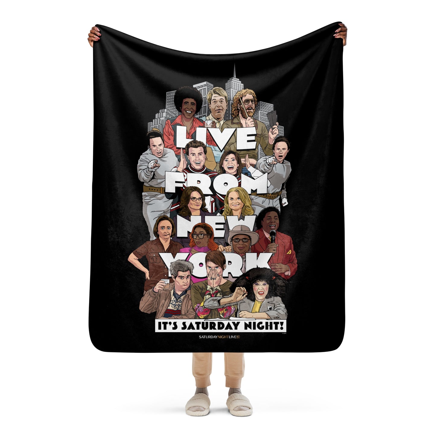 Saturday Night Live - Live From New York Sherpa Blanket