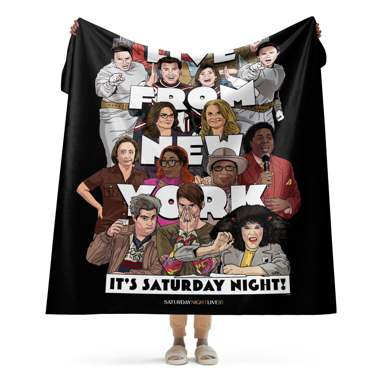 Saturday Night Live - Live From New York Sherpa Blanket