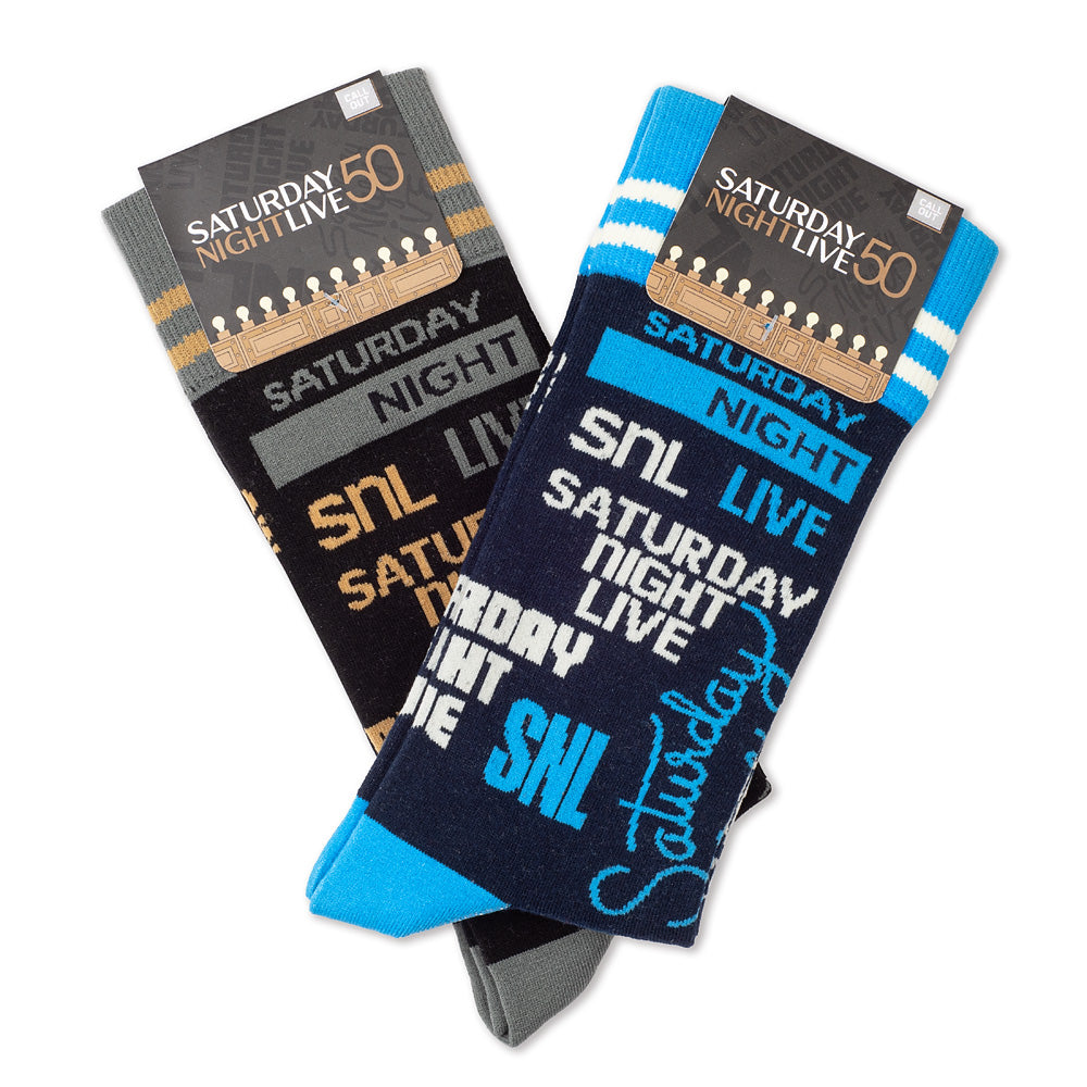 Saturday Night Live SNL 50th Anniversary Socks