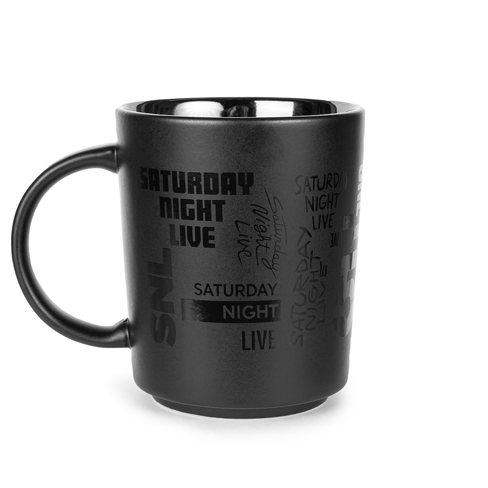 SNL 50th Anniversary Vintage Logos Mug