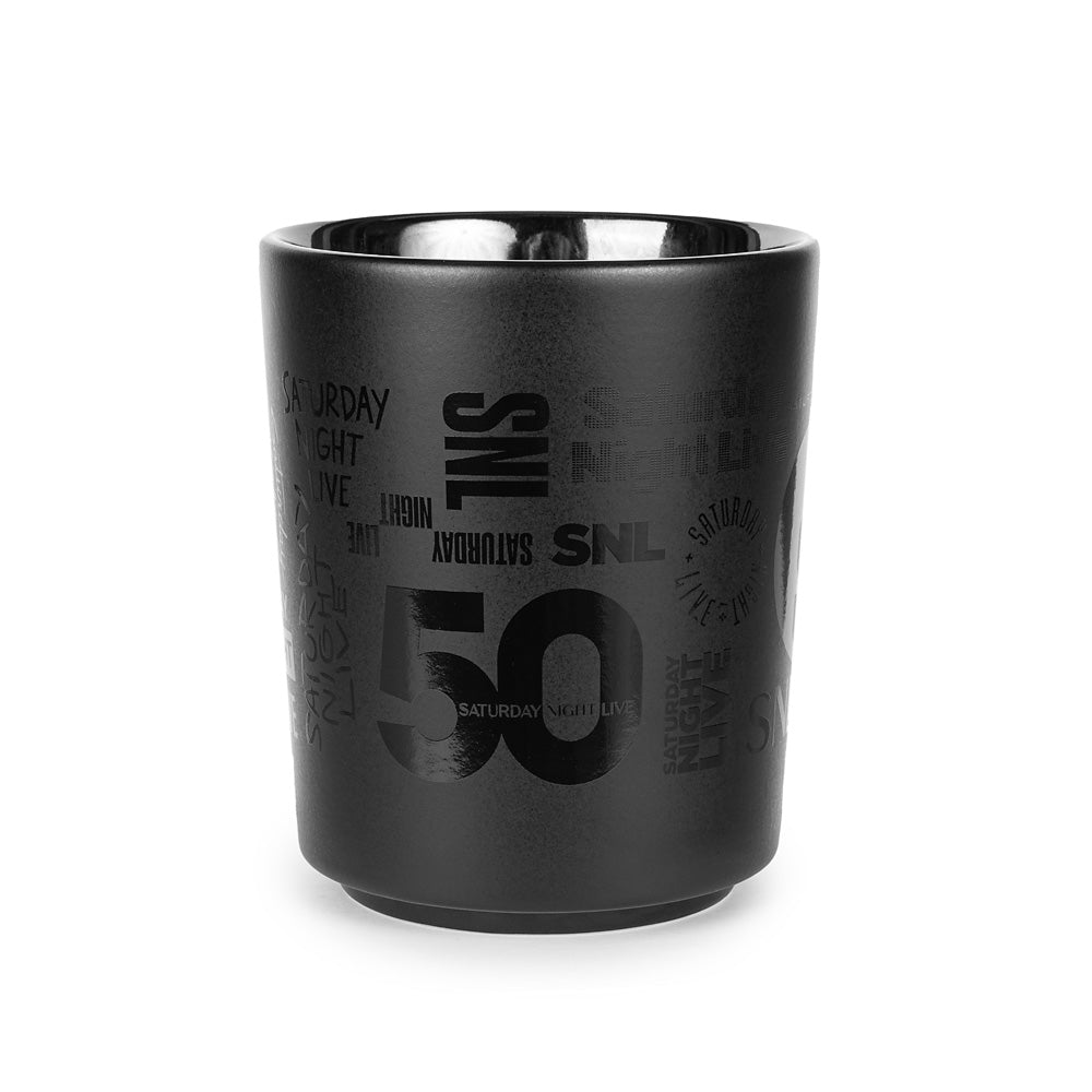 SNL 50th Anniversary Vintage Logos Mug