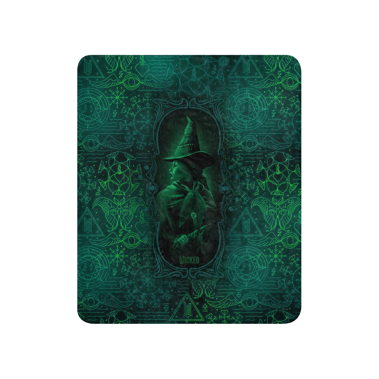 Wicked Elphaba Grimmerie Sherpa Blanket