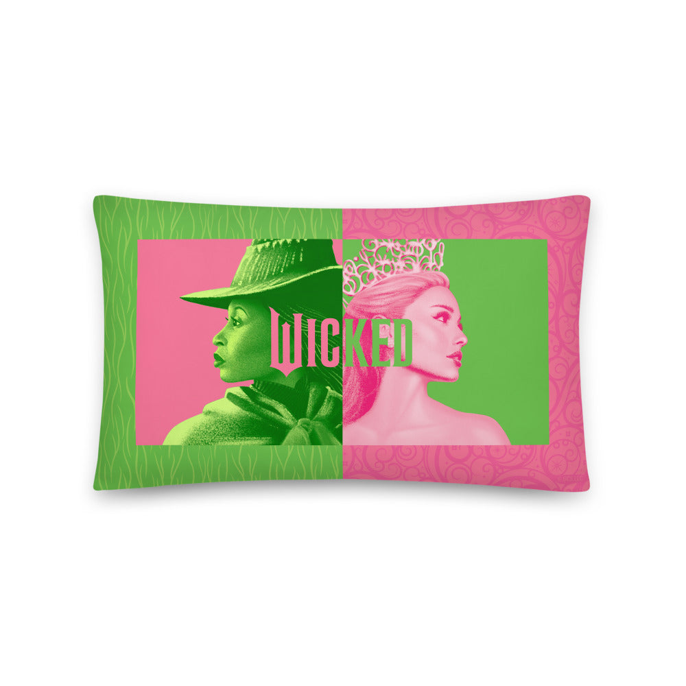 Wicked Elphaba & Glinda Pillow