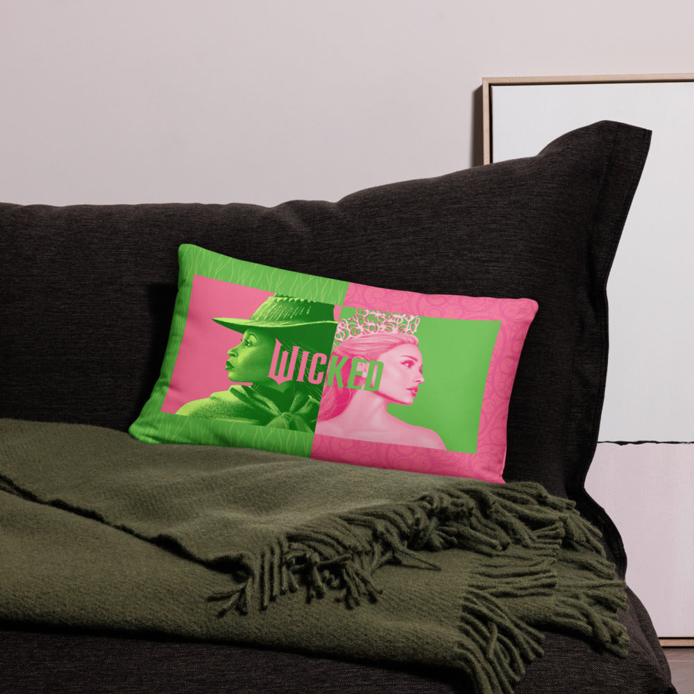 Wicked Elphaba & Glinda Pillow