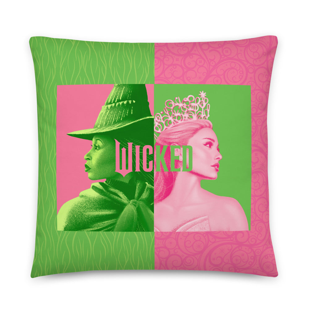 Wicked Elphaba & Glinda Pillow