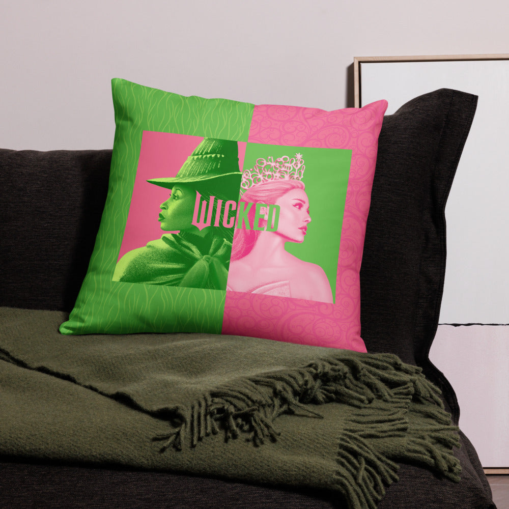 Wicked Elphaba & Glinda Pillow