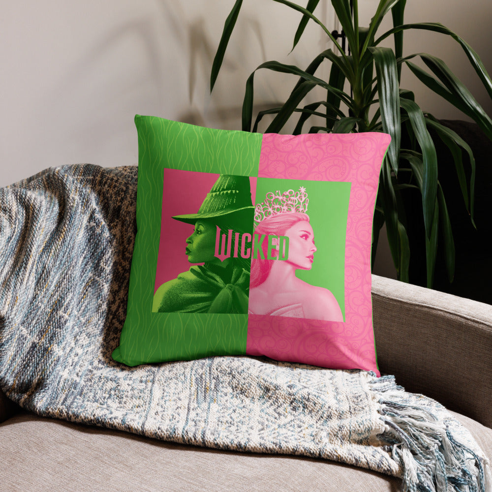 Wicked Elphaba & Glinda Pillow