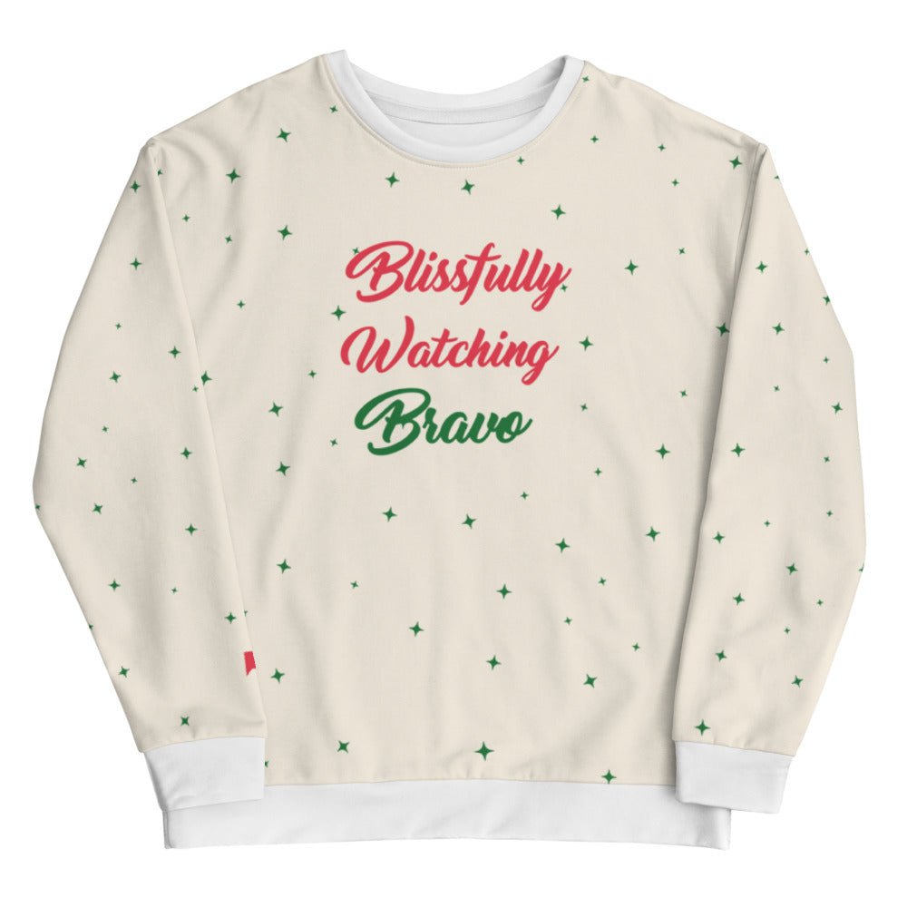 Bravo Blissfully Watching Bravo Crewneck