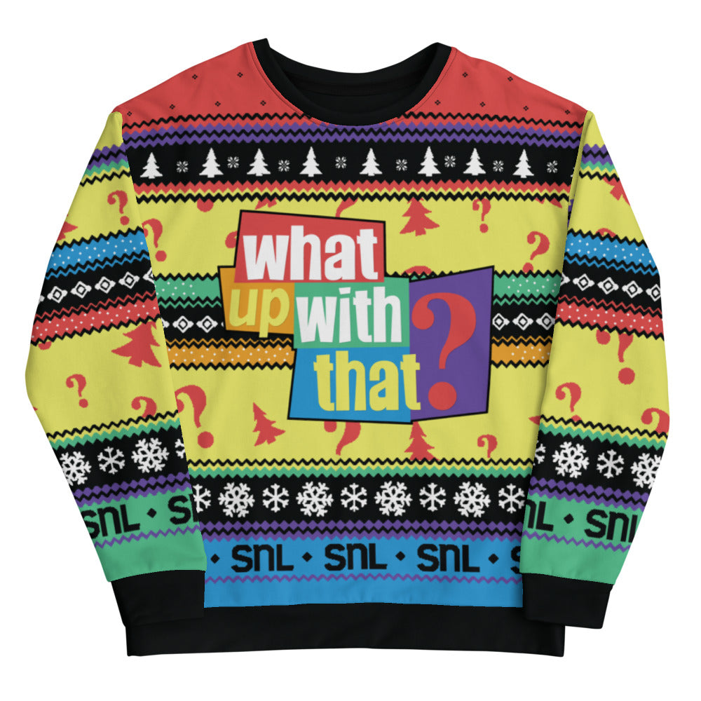 Saturday Night Live What Up With That? Holiday Crewneck