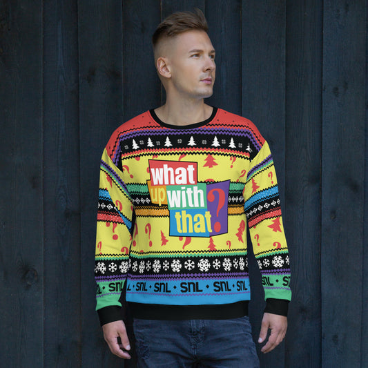 Saturday Night Live What Up With That? Holiday Crewneck