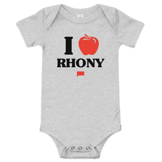 The Real Housewives of New York City RHONY Apple Baby Bodysuit