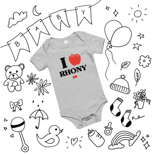 The Real Housewives of New York City RHONY Apple Baby Bodysuit