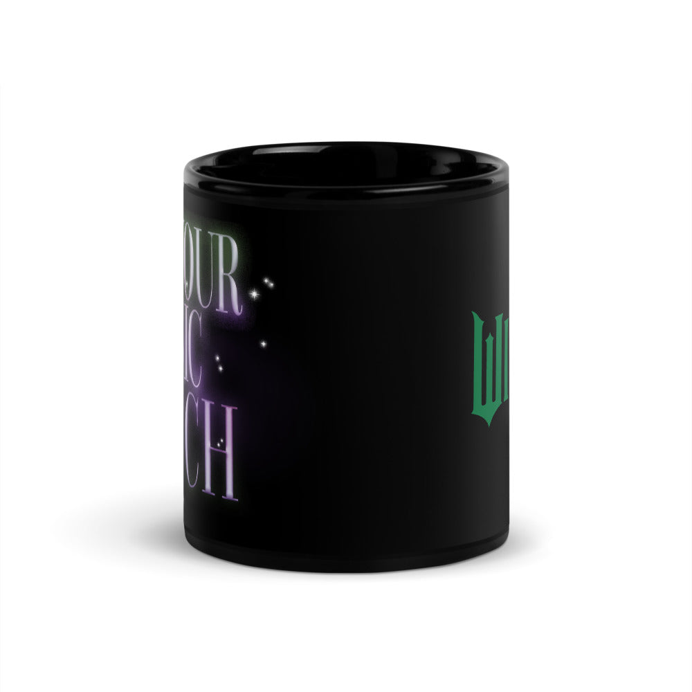 Wicked Not Your Basic Witch Black Mug