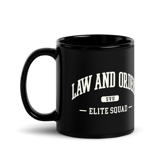 Law & Order: SVU Varsity Black Mug