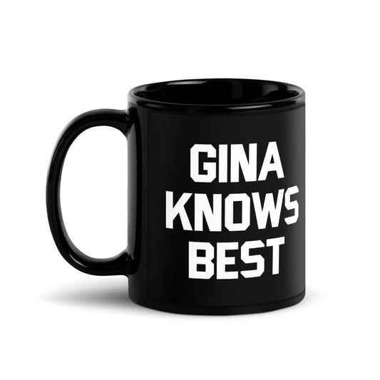 Brooklyn Nine-Nine Gina Knows Best Black Mug