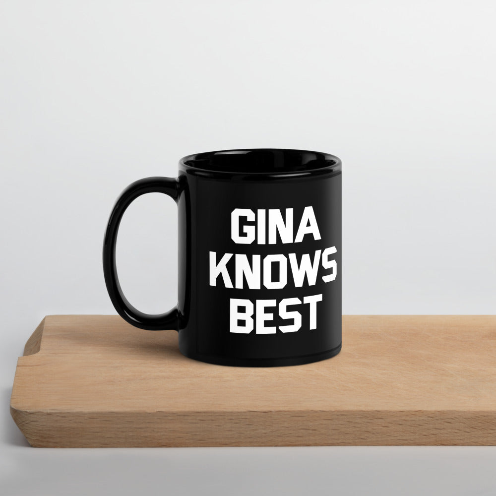 Brooklyn Nine-Nine Gina Knows Best Black Mug