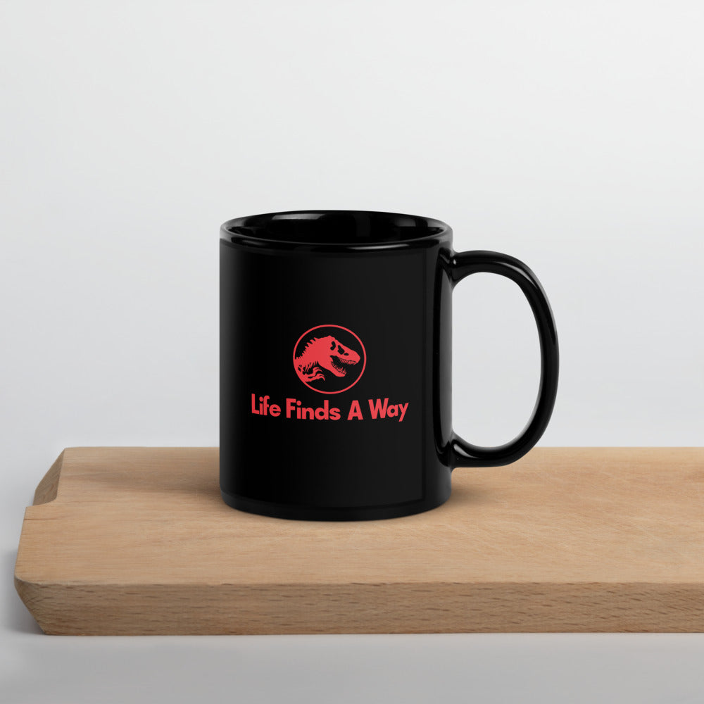 Jurassic Park Jungle Black Mug