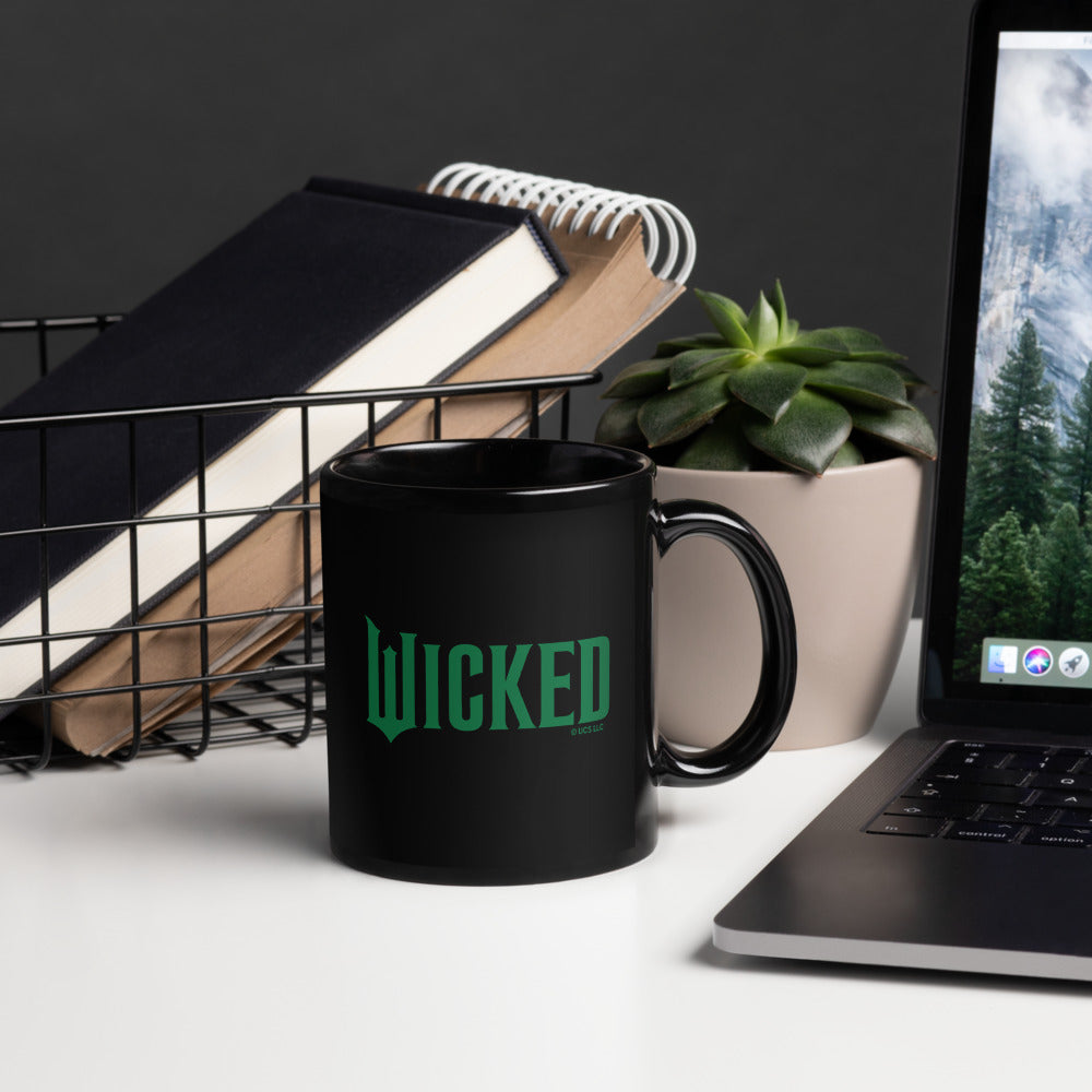 Wicked Not Your Basic Witch Black Mug