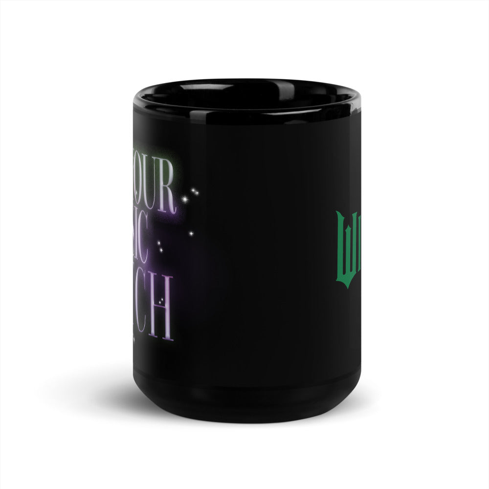 Wicked Not Your Basic Witch Black Mug