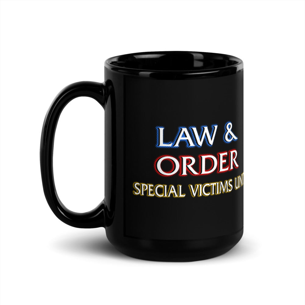 Law & Order: SVU Vintage Logo Black Mug