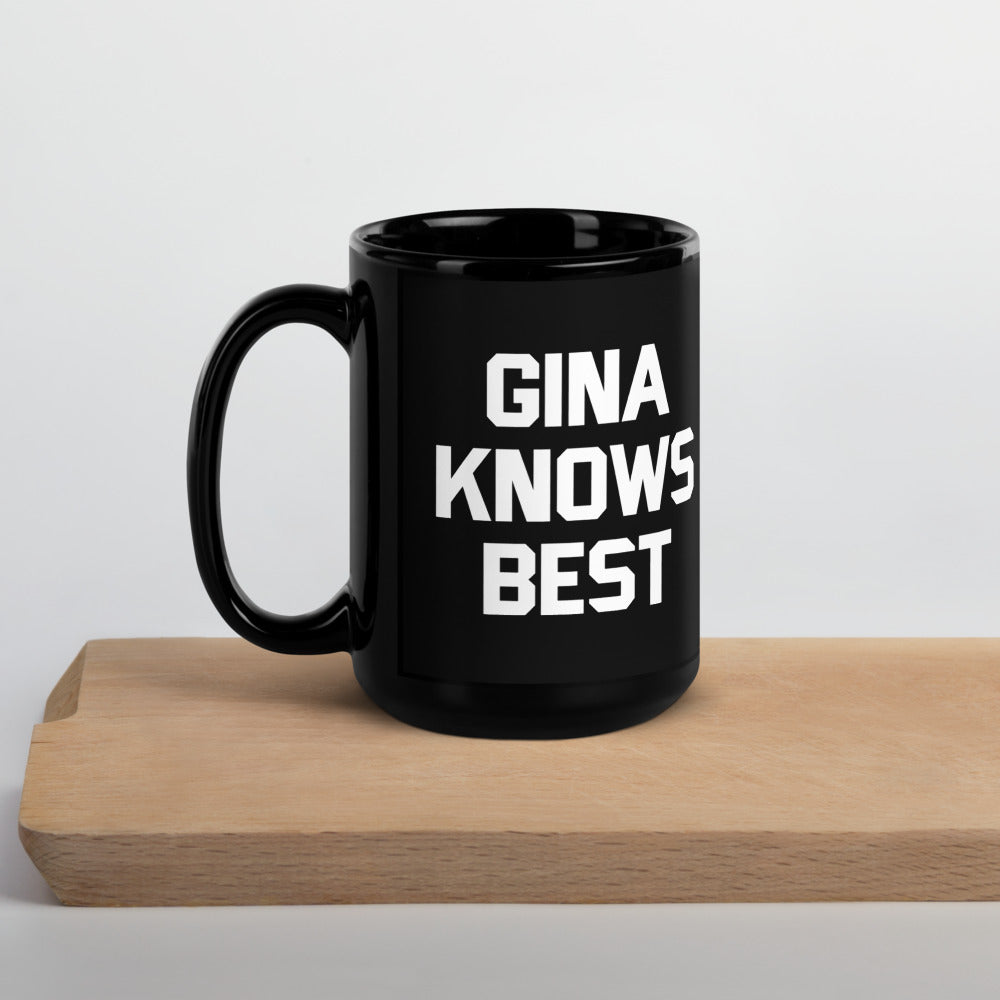 Brooklyn Nine-Nine Gina Knows Best Black Mug