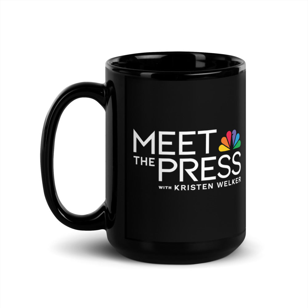 Meet The Press Logo Black Mug