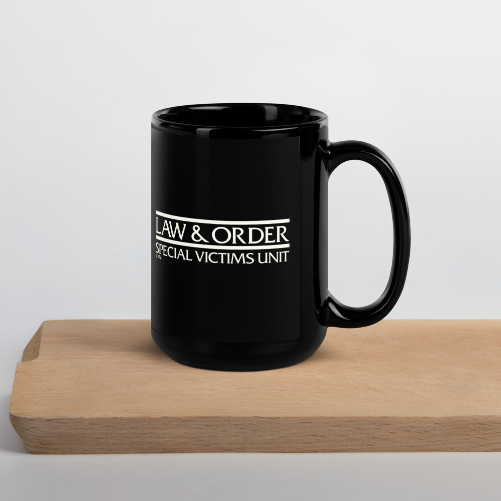 Law & Order: SVU Varsity Black Mug