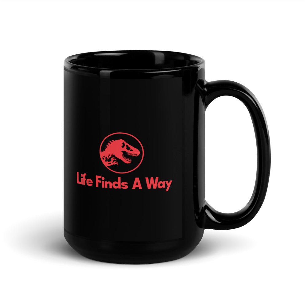 Jurassic Park Jungle Black Mug