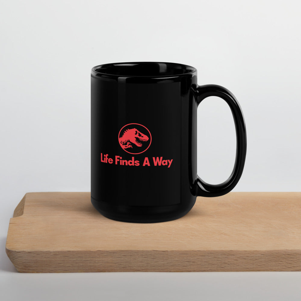 Jurassic Park Jungle Black Mug