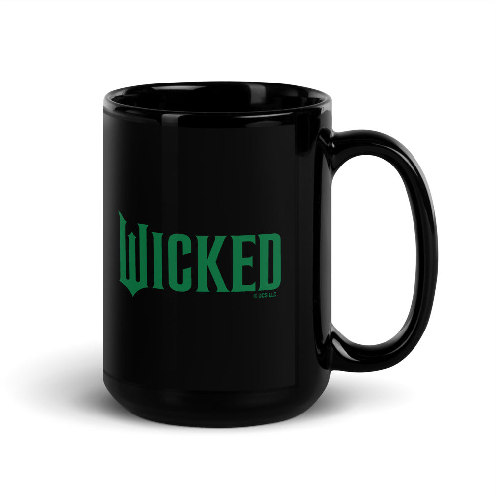 Wicked Not Your Basic Witch Black Mug