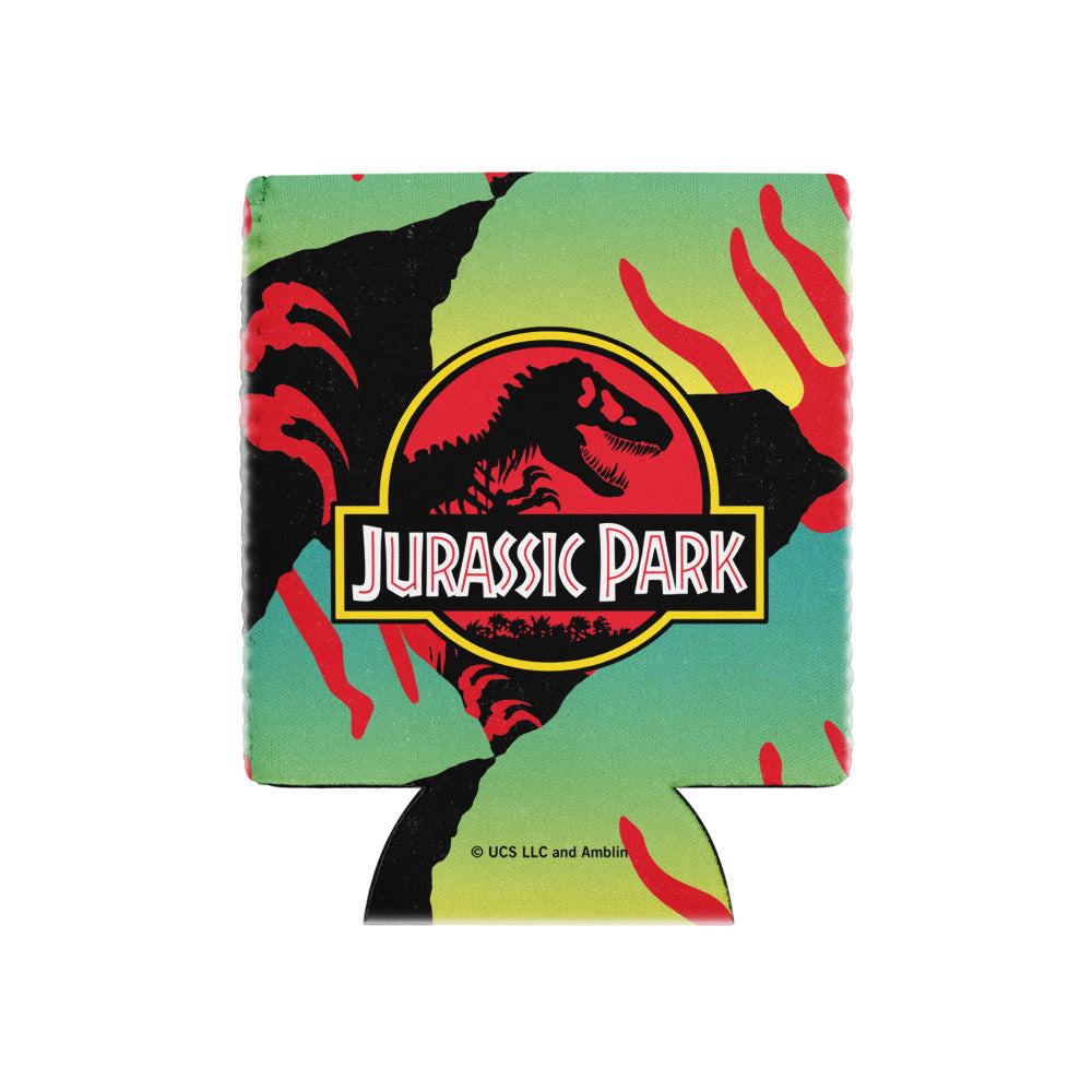 Jurassic Park Logo Pattern Can Cooler