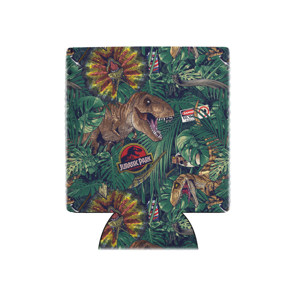 Jurassic Park Dinosaur Pattern Can Cooler