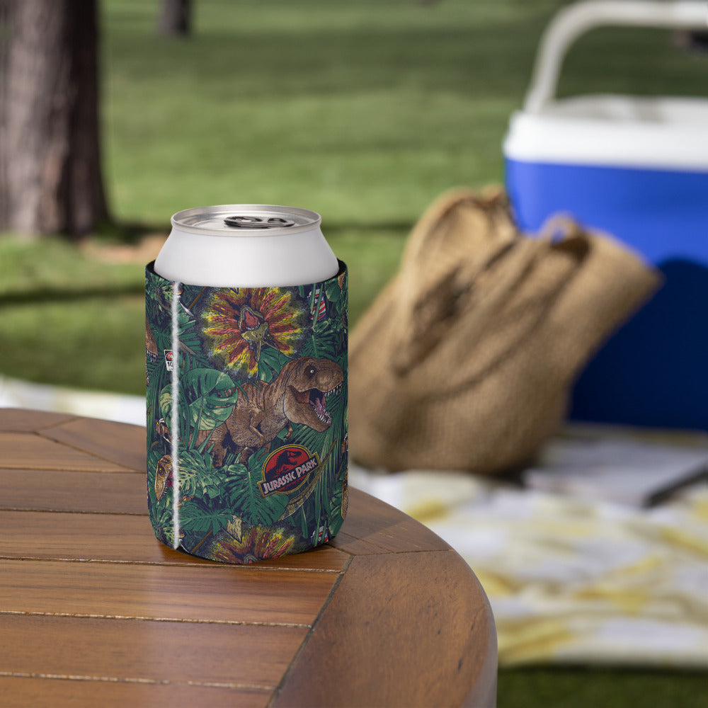 Jurassic Park Dinosaur Pattern Can Cooler