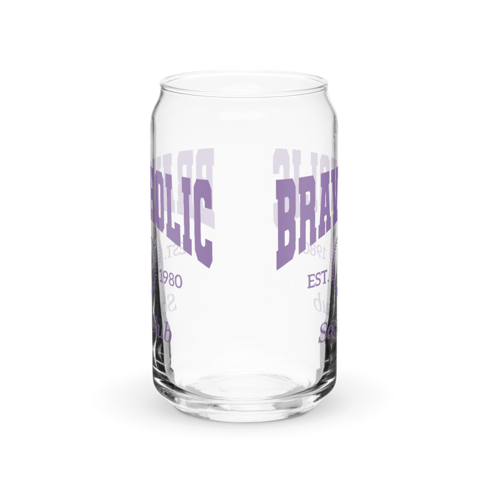 Bravoholic Social Club Can Shaped Glass