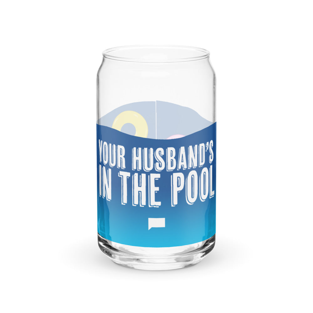 The Real Housewives of New Jersey Your Husband's In The Pool Can Glass