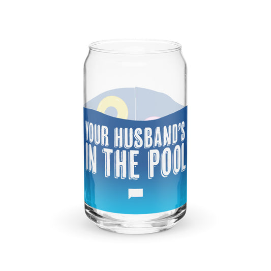 The Real Housewives of New Jersey Your Husband's In The Pool Can Glass