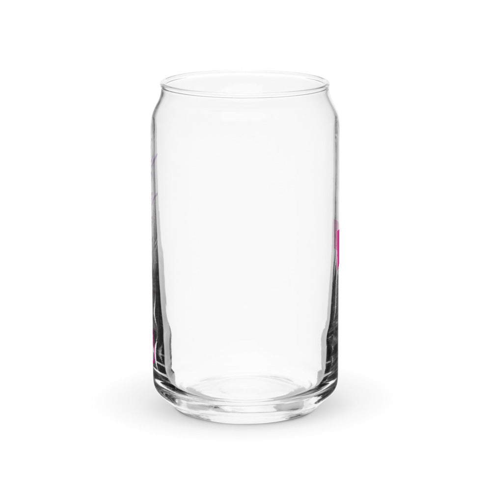 Bravoholic Script Can Shaped Glass