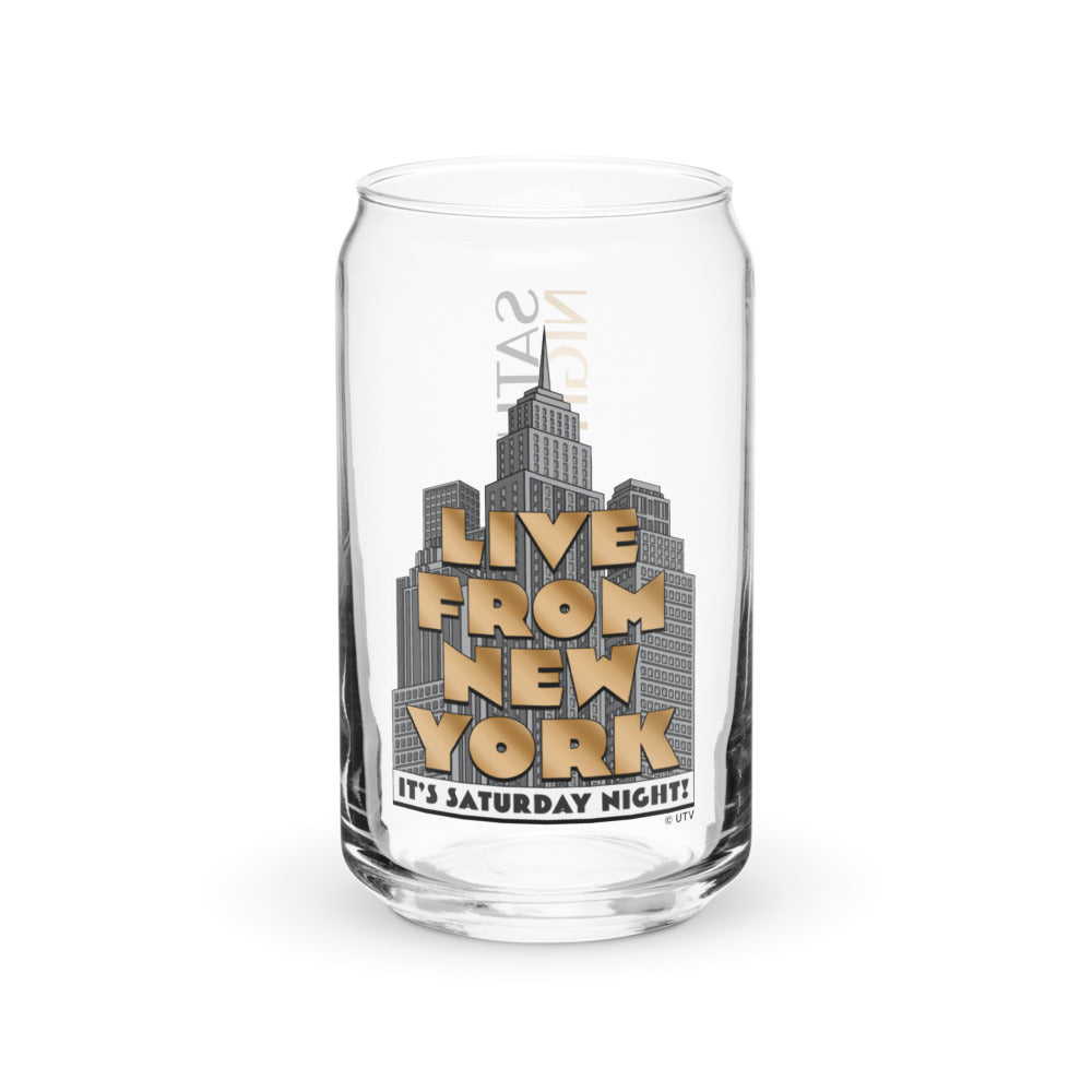 Saturday Night Live - Live From New York Can Glass