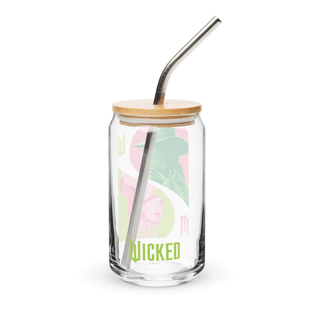 Wicked Elphaba Glinda Can Glass