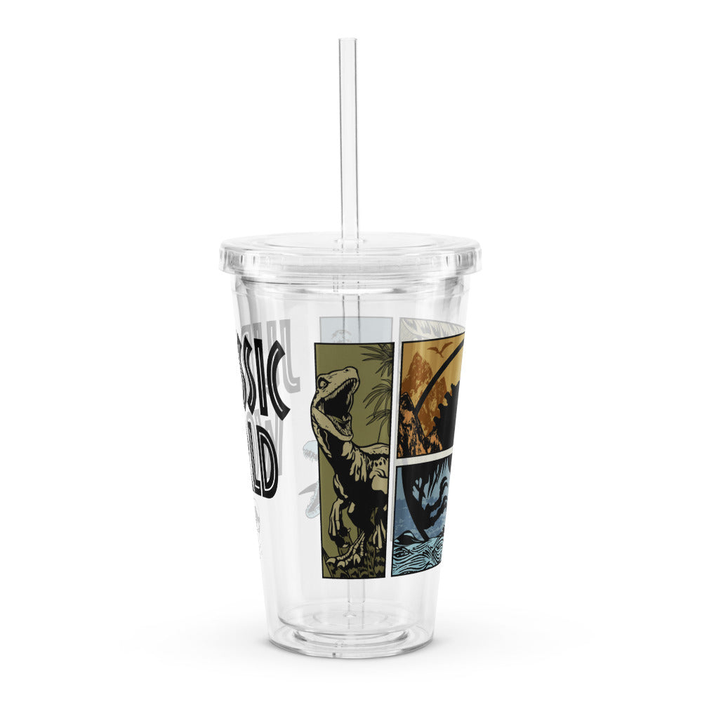 Jurassic World Clear Plastic Tumbler