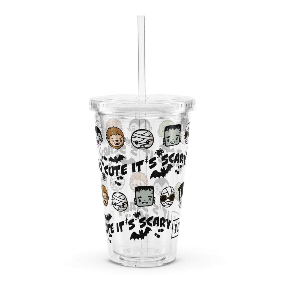 Universal Monsters So Cute It's Scary Plastic Tumbler