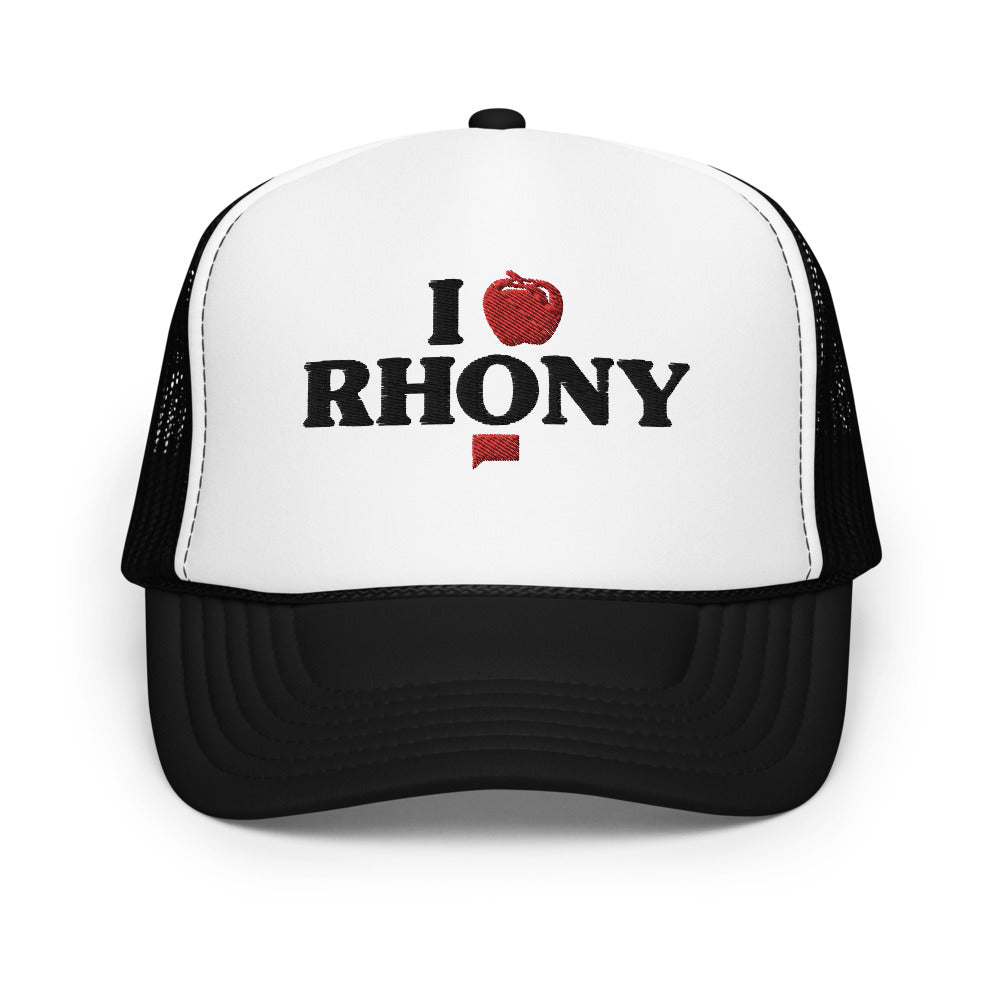 The Real Housewives of New York City I Apple RHONY Embroidered Trucker Hat