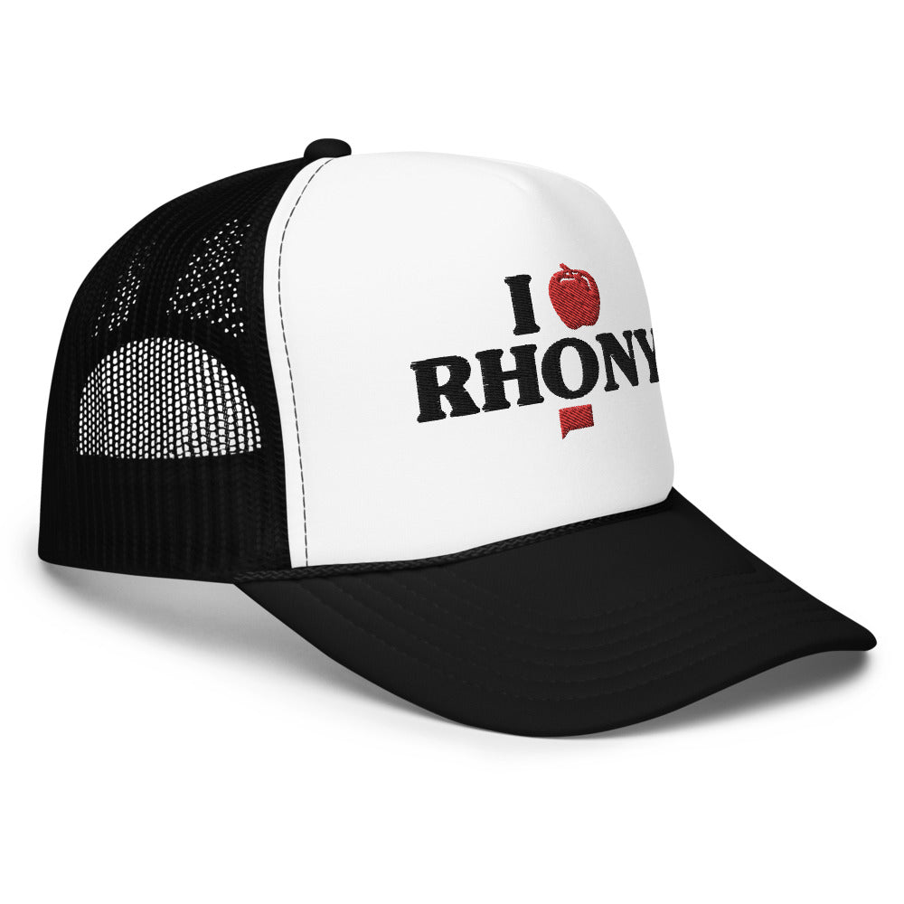 The Real Housewives of New York City I Apple RHONY Embroidered Trucker Hat