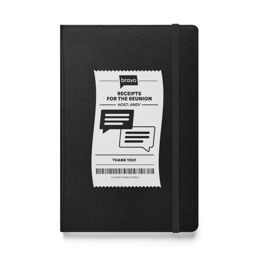 Reunion Receipts Hardcover Notebook