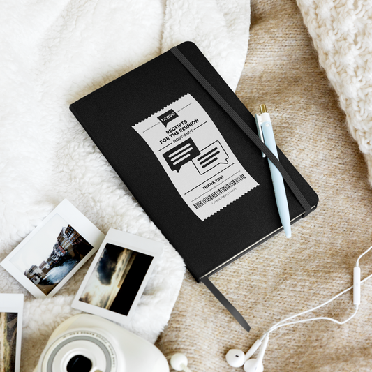 Reunion Receipts Hardcover Notebook