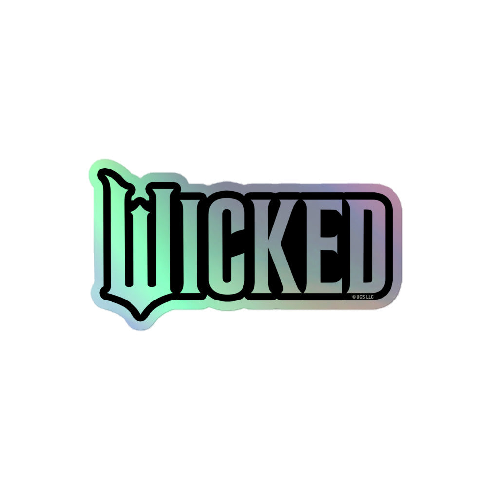 Wicked Logo Holographic Sticker