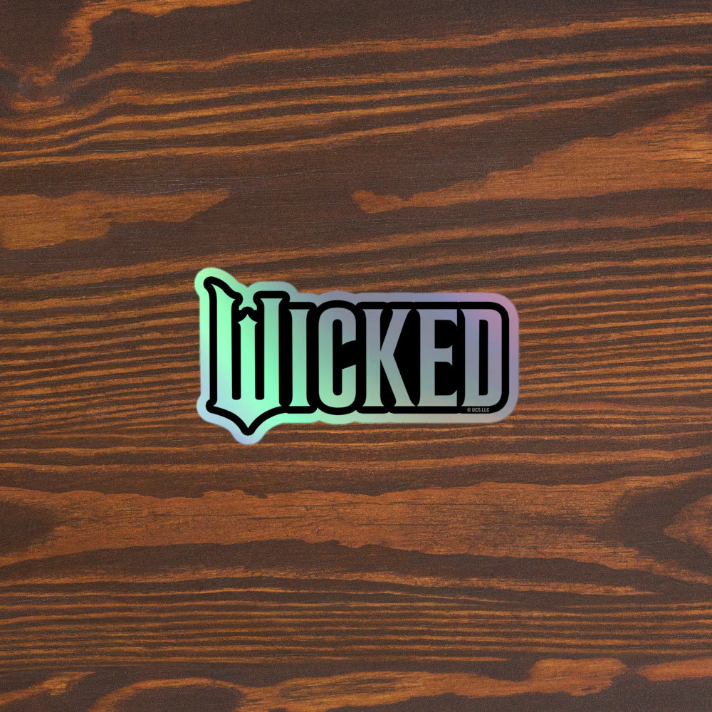 Wicked Logo Holographic Sticker