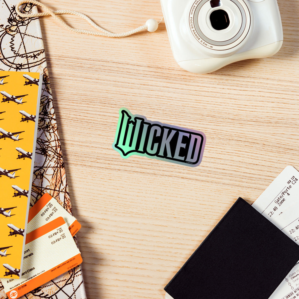 Wicked Logo Holographic Sticker