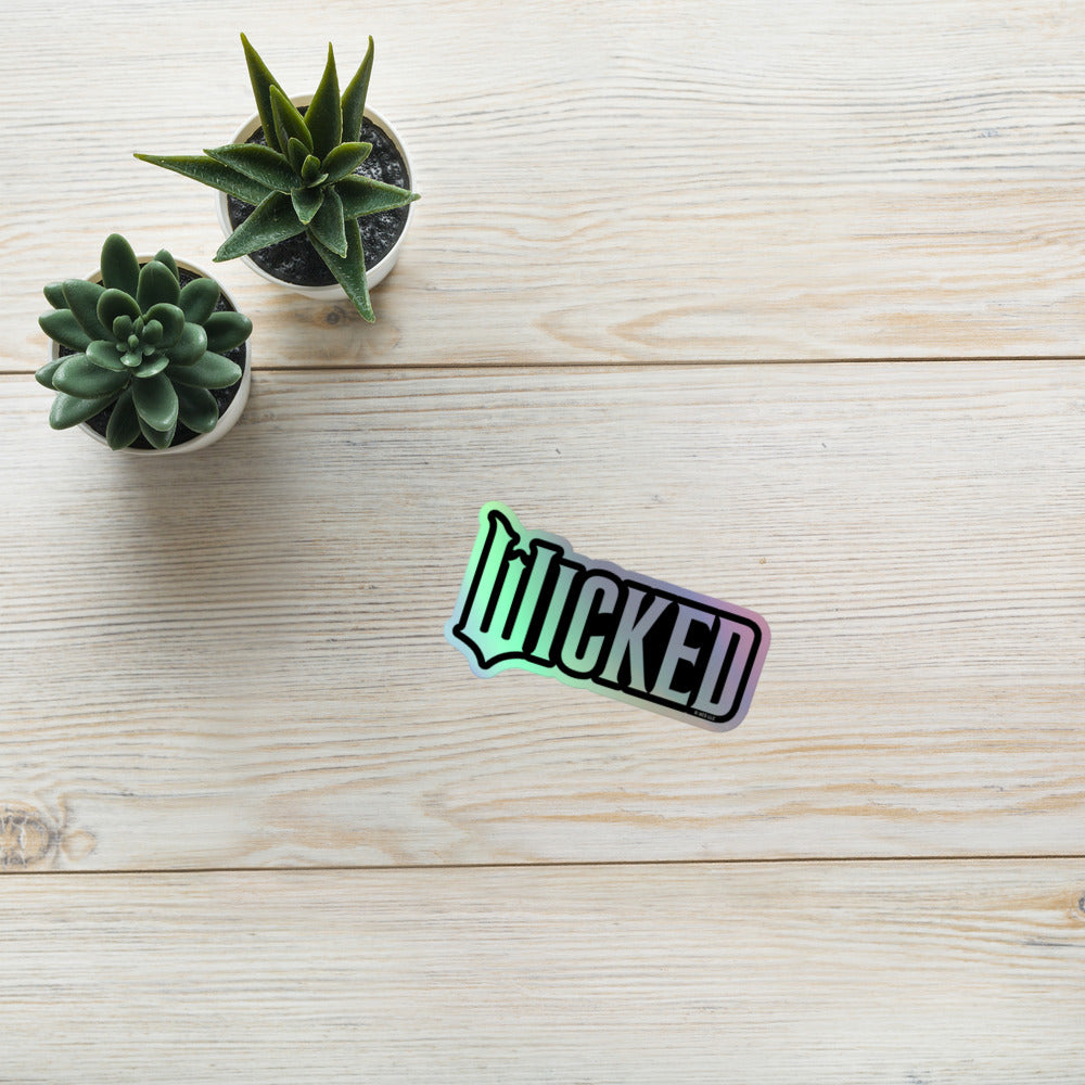 Wicked Logo Holographic Sticker